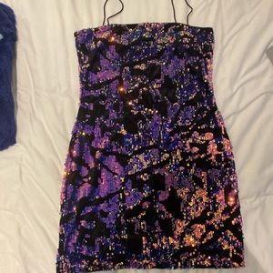 Sequin dolls kill body con dress. Size medium.